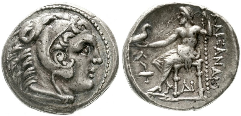 Makedonia
Königreich
Tetradrachme, Amphipolis 315/294 v. Chr. (posthum). sehr ...