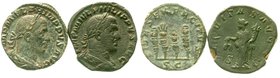 Kaiserzeit
Philippus I. Arabs, 244-249
2 versch. Sesterzen. sehr schön/vorzüglich, Randfehler