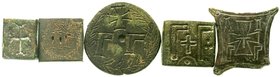 Byzanz
5 versch. byzantinische Bronzegewichte. schön bis sehr schön