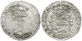 Dänemark
Frederik III., 1648-1670
4 Mark/1 Krone 1669 GK. Jahreszahl in der Umschrift. sehr schön