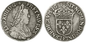 Frankreich
Ludwig XIV., 1643-1715
1/2 Ecu à la meche longue 1652 F, Angers. fast sehr schön, mehrere Kratzer und Randfehler