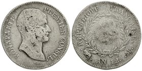 Frankreich
Napoleon I., 1804-1814, 1815
5 Francs 1812 M, Toulouse. schön/sehr schön, Randfehler