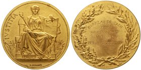 Frankreich
Dritte Republik, 1870-1940
Vergoldete Bronzemedaille, graviert 1930-1931 von Dubois und Borrel. Louis-Guillouard-Preis der Anwaltskammer ...