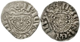Großbritannien
Henry III., 1216-1272
2 X Longcross-Penny o.J. London, Münzmeister Willem. beide sehr schön