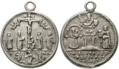 Italien-Kirchenstaat
Urbano VIII., 1623-1644
Tragbare Silbermedaille 1625 auf das Heilige Jahr und die Heilige Elisabeth. 38 mm; 12,80 g. sehr schön...