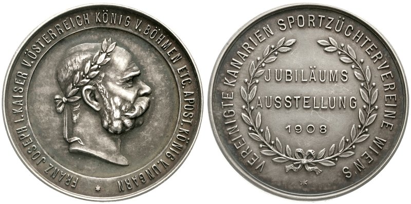 Haus Habsburg
Franz Joseph I., 1848-1916
Silbermedaille 1908. Auf die Jubiläum...