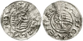 Böhmen
Bretislaus I., 1034-1055
Pfennig o.J.(1034/1050), Prag. Thronender Herzog, in seiner Rechten ein Kreuz haltend/Vogel n. l. stehend. sehr schö...