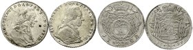 Salzburg
Hieronymus Graf Colloredo, 1772-1803
2 Stück: 20 Kreuzer 1782 u. 1797. sehr schön/vorzüglich, winz. Justierspuren