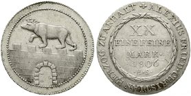 Anhalt-Bernburg
Alexius Friedrich Christian, 1796-1834
Gulden 1806 HS. sehr schön, kl. Schrötlingsfehler