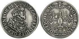 Augsburg-Stadt
Reichstaler 1641 mit Titel Ferdinands III./Stadtansicht. sehr schön, Schrötlingsfehler