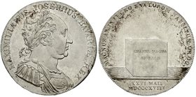 Bayern
Maximilian IV. (I.) Joseph, 1799-1806-1825
Konventionstaler 1818. Charta Magna Bavariae. vorzüglich/Stempelglanz aus Erstabschlag, min. berie...