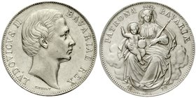Bayern
Ludwig II., 1864-1886
Madonnentaler 1870. vorzüglich