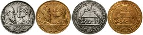 Bayern
Prinzregent Luitpold, 1886-1912
2 Stück: Silbermedaille 1910 v. Dasio. Auf die Jahrhundertfeier des Münchner Oktoberfestes. Drei Brustbilder ...