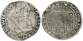 Brandenburg/Preußen
Friedrich Wilhelm, 1640-1688
1/3 Taler 1667 GF Krossen. schön/sehr schön