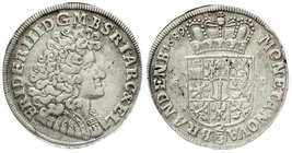 Brandenburg/Preußen
Friedrich III., 1688-1701
2/3 Taler 1689 SD, Stargard. sehr schön