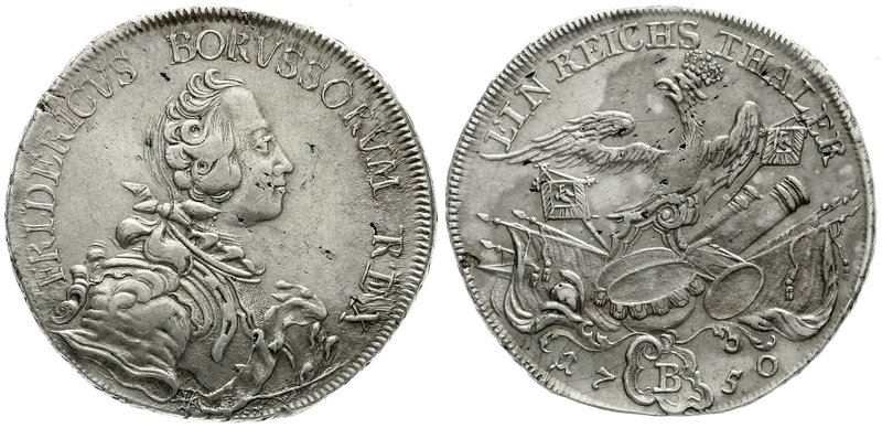 Brandenburg/Preußen
Friedrich II., 1740-1786
Taler 1750 B, Breslau. sehr schön...