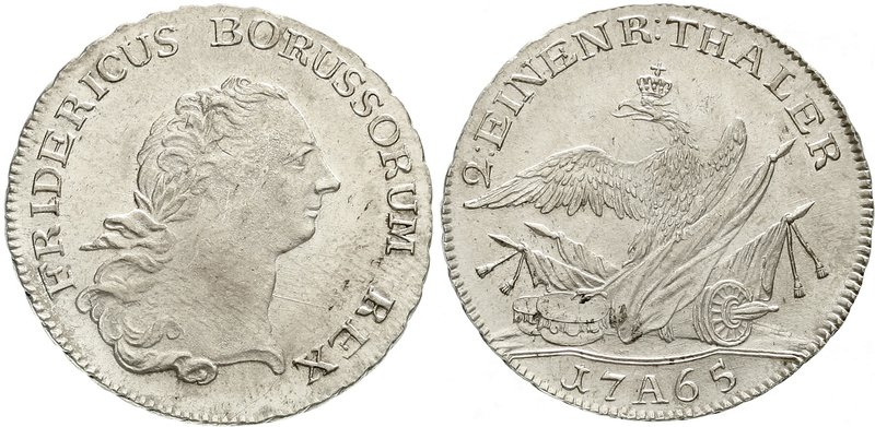 Brandenburg/Preußen
Friedrich II., 1740-1786
1/2 Reichstaler 1765 A, Berlin. f...