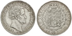 Brandenburg/Preußen
Friedrich Wilhelm III., 1797-1840
Taler 1830 A. vorzügliches Prachtexemplar mit feiner Tönung