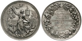 Brandenburg/Preußen
Friedrich Wilhelm IV., 1840-1861
Silberne Verdienstmedaille o.J., von Kullrich, auf den landwirtschaftlichen Verein für Rheinpre...