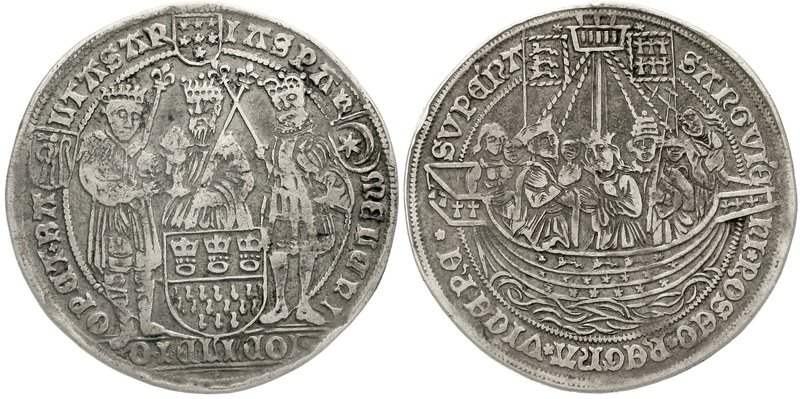 Köln-Stadt
Dreikönigstaler (oder sog. Ursulataler) o.J. (um 1620). Die Heiligen...