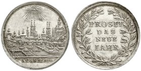 Nürnberg-Stadt
Silberabschlag von den Stempeln des Neujahrsdukaten o.J. (um 1765), Nürnberg. Stempel der Stadtansicht verm. von Friedrich oder Georg ...