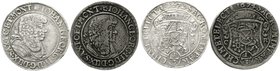 Sachsen-Albertinische Linie
Johann Georg II., 1656-1680
2 Stück: 1/3 Reichstaler 1672/1674 CR, Dresden. sehr schön u. fast sehr schön
