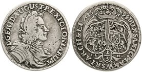 Sachsen-Albertinische Linie
Friedrich August I., 1694-1733
1/3 Taler 1699 ILH 8,31 g. fast sehr schön, selten