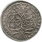 Sachsen-Albertinische Linie
Friedrich August I., 1694-1733
2/3 Taler 1706 ILH sog. Coselgulden. sehr schön, kl. Bohrloch im Rand