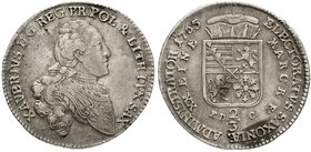 Sachsen-Albertinische Linie
Xaver, 1762-1768
2/3 Taler 1765 EDC sehr schön