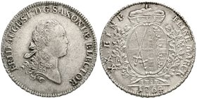 Sachsen-Albertinische Linie
Friedrich August III. 1763-1806
2/3 Taler 1764 IFoF. gutes sehr schön
