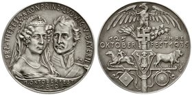 Münchner Medailleure
Karl Goetz
Silbermedaille 1935. Zur 125-Jahrfeier des Münchner Oktoberfestes. 36 mm, 19,6 g. vorzüglich, selten
