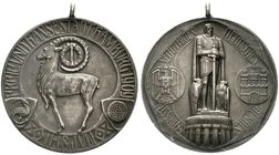 Schützenmedaillen
Hamburg
Tragb. Silbermedaille 1909 auf das 16. dt. Bundesschießen. Bismarckdenkmal/Steinbock. 40 mm, 25,72 g. sehr schön/vorzüglic...