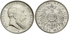 Baden
Friedrich I., 1856-1907
2 Mark 1907 G. vorzüglich/Stempelglanz