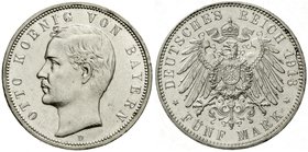 Bayern
Otto, 1886-1913
5 Mark 1913 D. vorzüglich/Stempelglanz, kl. Randfehler