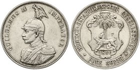 Deutsch Ostafrika
1 Rupie 1890. vorzüglich