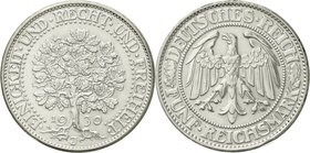 Kursmünzen
5 Reichsmark Eichbaum Silber 1927-1933
1930 J. gutes vorzüglich