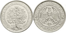 Kursmünzen
5 Reichsmark Eichbaum Silber 1927-1933
1931 A. vorzüglich/Stempelglanz