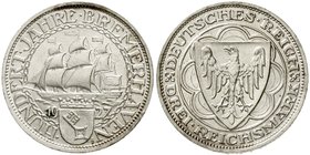 Gedenkmünzen
3 Reichsmark Bremerhaven
1927 A. fast Stempelglanz, kl. Randfehler
