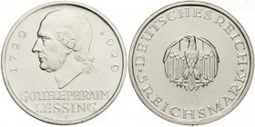 Gedenkmünzen
5 Reichsmark Lessing
1929 F. vorzüglich