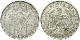 Gedenkmünzen
5 Reichsmark Meissen
1929 E. gutes vorzüglich