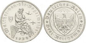 Gedenkmünzen
3 Reichsmark Vogelweide
1930 A. gutes vorzüglich, kl. Randfehler