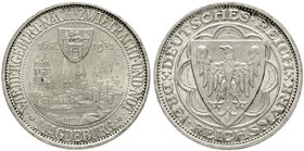 Gedenkmünzen
3 Reichsmark Magdeburg
1931 A. vorzüglich/Stempelglanz