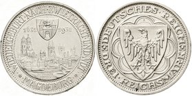 Gedenkmünzen
3 Reichsmark Magdeburg
1931 A. vorzüglich