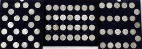 Kursmünzen
5 Deutsche Mark Silber 1951-1974
Komplettsammlung: 73 X 1951-1974 inklusive 1958 J (ss). Viele frühe Jahre in guter Qualität. sehr schön ...