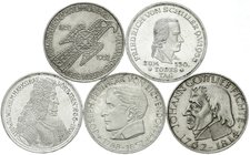 Gedenkmünzen
5 Deutsche Mark, Silber, 1952-1979
Komplettsammlung der 5 DM Gedenkstücke 1952 Germanisches Museum bis 1986 Friedrich d. Gr. 43 verschi...