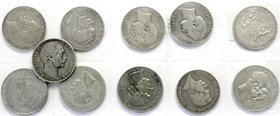 Deutsche Münzen bis 1871
11 Taler der Schwalbachzeit: Bayern 1861, 1862, 1866, Bremen Siegestaler 1871, Hannover 1842, 1850, 1855, 1859, Hessen Kasse...