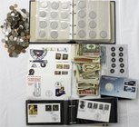 Sammlungen allgemein
alle Welt
Album mit, Reichssilbermünzen (u.a. Anhalt, Baden, Bayern, Preußen, Sachsen, Württemberg), div. 2 und 5 Mark Hindenbu...