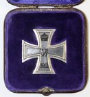 Deutschland
Deutsche Länder, bis 1918
Preussen: Eisernes Kreuz I. Klasse 1914 flache Form, Hersteller K.O. Im Originaletui. sehr schön/vorzüglich