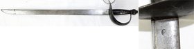 Blankwaffen
Ungesicherte Zuweisung
Entermesser des 18. Jh. vermutlich englisch oder niederländisch. Klingenpunze gekröntes F. Länge 80 cm.