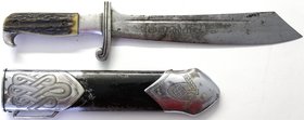 Blankwaffen
Deutschland
Drittes Reich: RAD-Hauer für Mannschaften und Unterführer, Modell 1934. Hersteller Gottlieb Hammesfahr, Solingen. Mit Origin...